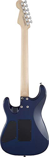 Charvel MJ San Dimas Style 1 HSH FR M QM MN Caribbean Burst guitare électrique avec hardshell gig bag - Les Beatles, Paul McCartney, John Lennon, RIngo Starr, George Harrison Charvel MJ San Dimas Style 1 HSH FR M QM MN Caribbean Burst guitare électrique avec hardshell gig bag – Image 4