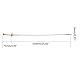Flexibler Greifer mit langer Reichweite, schmal, gebogen, Federgriff, 60 cm, Zangenschlüssel XL