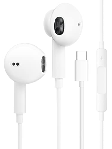 Cuffie USB C, cablate tipo C in-ear cuffie con microfono