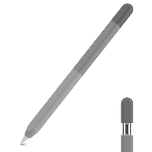 Ya en manzanajugosa.com: Delidigi iPencil Funda Compatible con Apple Pencil USB C Funda, Delgada Antideslizante Funda Protectora de Silicona de Color Degradado Funda Cubierta Soporta Fijación Magnética (Gris)