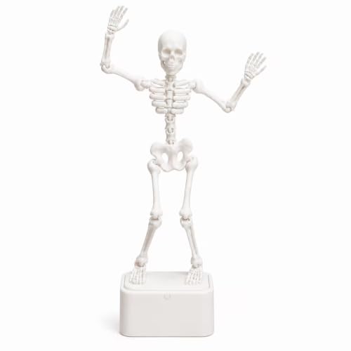 Image of Azoth Dancing Skeleton Aquarium Decoration | Bubble Activated, Fish Tank