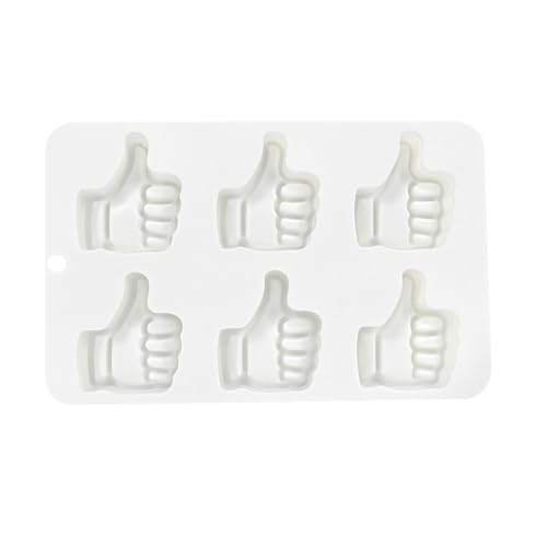 Molde de silicona para pasteles con diseño pulgar arriba
