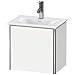 Duravit XSquare Wall-Mounted Vanity Unit XS4220R1818 White Matt, XSquare Vanity Unit Wall-m, 1 Door 397x430x308, White Matt
