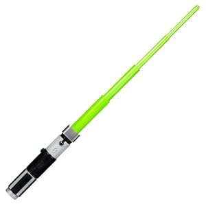 Star Wars nicht-elektronisches Meister Yoda Lichtschwert, offiziell Lizenziertes grünes Lichtschwert, Rollenspiel Spielzeug für Jungen und Mädchen ab 4 Jahren