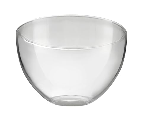 Image of Aspen Creative 23621-60-3, Clear Glass Shade for Lighting Fixture /Vanity Light /Wall Light, Size: 5-7 /8 inch D. x 3-3 /4 inch H., 3Pcs /Pack