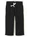 The Children's Place Little Boys and Toddler Gym Uniform Fleece Pant, Black, 3T