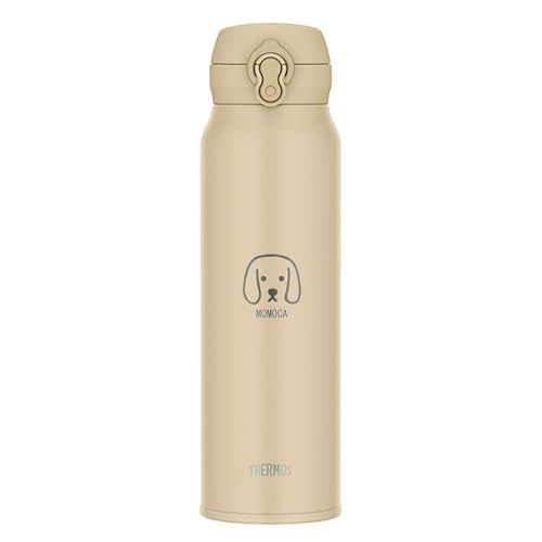 水筒 名入れ JNL-S750 真空断熱ケータイマグ 750ml 箱入り 犬デザイン (グレーベージュ)