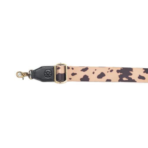 Image of Myra Bag Western Leather Shoulder Bag Strap - Tote Crossbody Purse Cow Print Strap Replacement