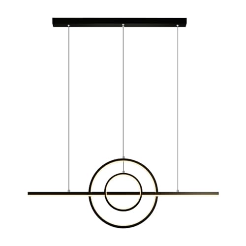 Lustre LED moderne au design minimaliste pour éclairage de salon