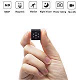 PELDA Hidden Camera,Mini Camera Home Secruity Spy Cam HD 1080P Portable Nanny Cam with Night Vision and Motion Detection for Baby/Elder/Pet Monitor Fit Indoor Outdoor Using