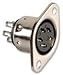 Pro Signal Din Audio/Video Connector, Socket, 4, Panel Mount Rohs Compliant: Yes - PSG01559