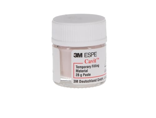 3M ESPE 44030, Cavit Original Self Cure Temporary Filling Material, Pink, 28 g Jar, Reliable Provisional Dental Restorative