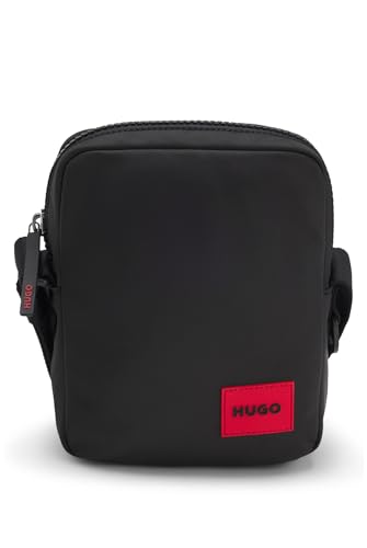HUGO Hommes Ethon 2.0N NS zip Sac reporter avec étiquette logo caoutchoutée