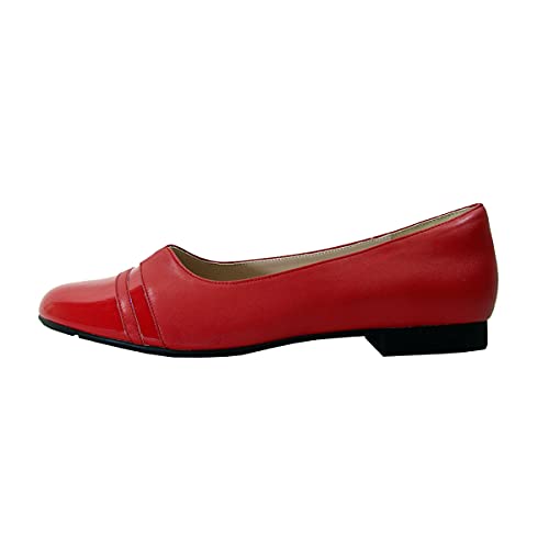 Peerage Marina Women's Wide Width Casual Comfort Dress Leather Flats3
