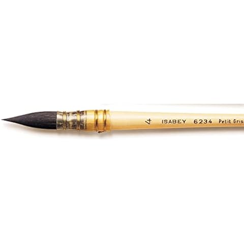 Isabey Siberian Blue Squirrel Quill Watercolor Brush Cover