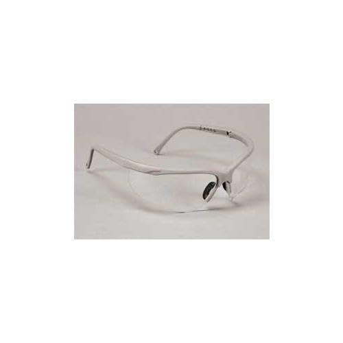 Palmero PAL-3708 Sphere-x Wrap Eyewear, Platinum Frame, Clear Lens