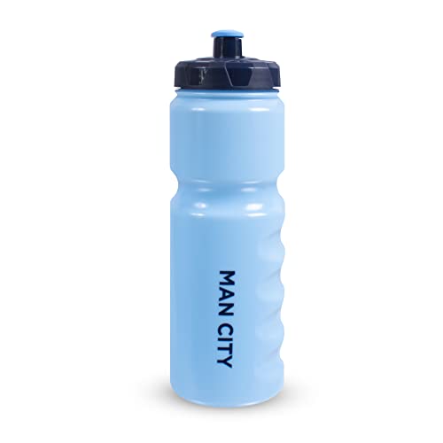 Hy-Pro Officially Licensed Manchester City F.C. Plastic Bottle, 750ml, Water Bottle, 0.75L, Reuseable, Retractable Nozzle - Image 2
