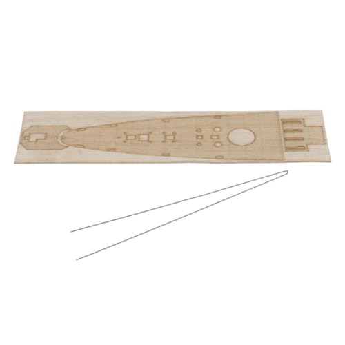 Pont du croiseur Pola 1/350 en bois noble et chaîne durable pour maquette de collection