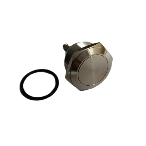 Interruptor momentáneo de acero inoxidable de 22 mm contra el desgaste por uso continuo