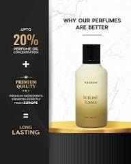 Image of NASEEM Sublime Tonka Aqua Parfum for Men and Women, 100 ml, Woody Ambery Fragrance with Rose, Saffron, Tonka Bean, Vanilla and Amber
