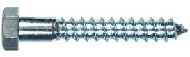 Brighton-Best 1/4 x 1-1/2 Hex Head Lag Screws Zinc Plated - 100 per Box (486118)