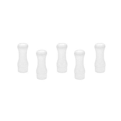 EOSVAP [5 pcs] Drip Tip, Convient à tous les 510 thread Atomiseurs Cigarette Electronique. Drip-tip, Atomizer Dripper, Capuchon de poussière. no liquide, sans Nicotine ni Tabac. (Transparent)