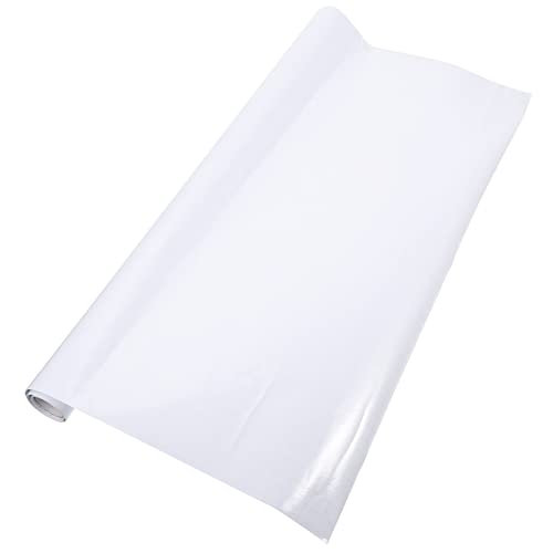STOBOK Feuille Tableau Blanc Effaçable Autocollant 39.37 x 17.71 po