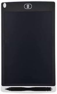 تابلت كتابة ورسم للأطفال 10 بوصة بشاشة LCD مع زر مسح فوري، خفيف وآمن لتنمية مهارات الطفل — لوحة إلكترونية تعليمية للتدوين والرسم KY (ابيض)