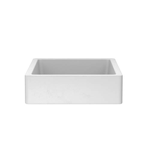 Native Trails Nsl1915-P Nipomo Native Stone Universal-Mount Bathroom Sink, Pearl #TOP3
