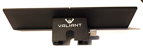Valiant Cabinet Hardware Jig | Drawer Knobs and Pulls Template Tool for Drilling Holes on Wood | Adjustable Drill Guide Tools for Doweling, Boring and Mounting Door Handles (Black Aluminium)