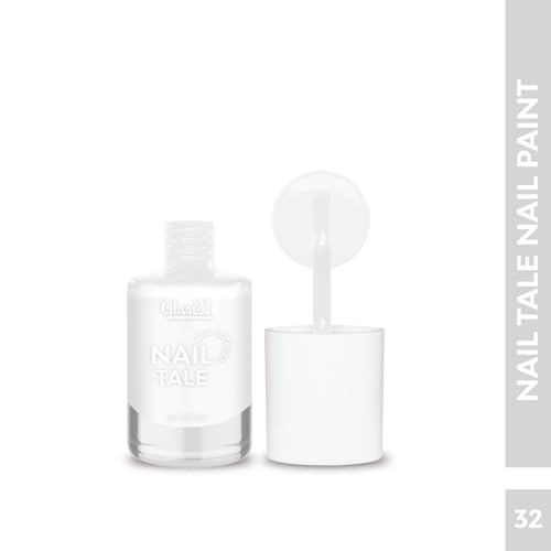 Image of Glam21 Nail Tale Nail Polish | Glossy Gel Finish | Rich Pigmentation | Chip Free | Quick Drying Formula | Long Lasting Nail Polish for Women | 9ml | Shade-32