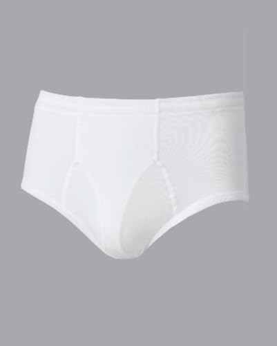 Men's Premium Basic Underwear Brief & Boxer Brief 100% Cotton, White4