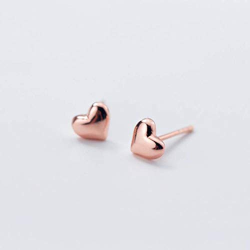 Boucles d'oreilles cœur S925 le cadeau rose idéal pour elle