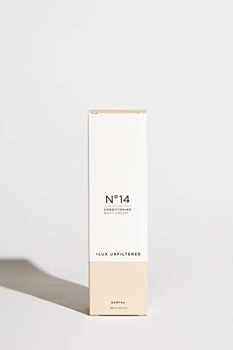 + Lux Unfiltered N°14 Conditioning Body Cream In Santal - Daily Deep Hydrating Body Moisturizer - Gluten Free, Cruelty Free, & Vegan - Loaded With Skincare Benefits - Ultra Moisturizing Body Lotion For Dry Skin - Great For Men & Women #TOP2
