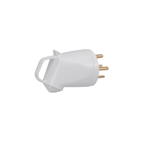 055857 - Fiche électrique male Legrand 3P+N+T 32A 400V - Sortie coudée à terre plate