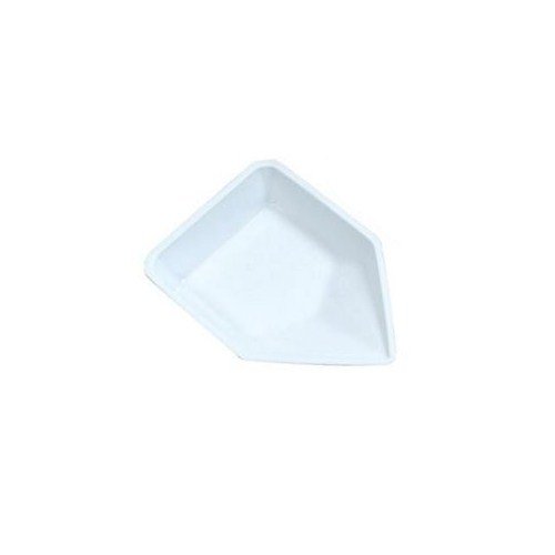 Heathrow Scientific 120227, Antistatic White Pour-Boat Weighing Dish (2 Packs of 500 pcs)