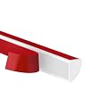 Flexible Quarter Round Molding, Silicone Rubber Peel and Stick molding Trim, Bendable molding Trim, Apply to Wall Edge Corner, Cabinet Edge, countertops. (1/2” W x 1/2” H x 39” L)