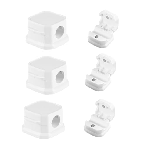 Eoixuqba Magnetkabelorganisatör,magnetkabelklämmor | 6X magnetiska kabelklämmor Sladdorganisator,Säker Sticky Cable Organizer starkt självhäftande skrivbordstillbehör Sladdhållare för