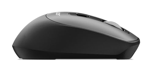 Image of Acer Mouse 570 Wireless with Triple Mode Connectivity, Track-On-Glass Optical Sensor, Up to 6K DPI, Silent Click Design, USB-C, Bluetooth, 2.4Ghz RF, Windows, Mac, Chrome - Black