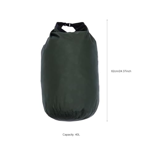 Bolsa seca impermeable YARNOW 40L de poliéster tafetán para kayak y remo miniatura 5