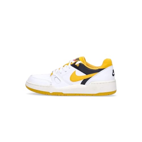 Nike Full Force Low Men's Shoes (FB1362-103,White/University Gold-Black-SAIL) Size 8