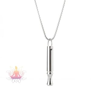 Ademhalingsketting voor meditatie, mindfulness, yoga, angstverlichting, kalmering, concentratieverandering, ontspanning, stoom opgeven, roestvrijstalen ketting, ademhalingsoefening, cadeau voor mannen