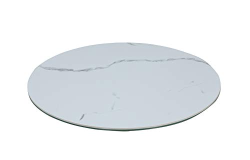 Milan Ceramic Lazy Susan, 24", White #TOP4