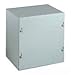 Wiegmann SC242410NK SC-Series NEMA 1 Screw Cover Wall-Mount Pull Box, No Knockouts, Painted Steel, 24" x 24" x 10"