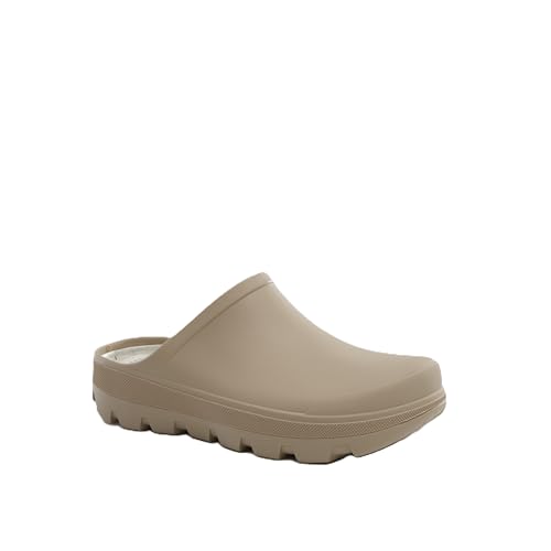 Kamik Unisex Nova Slip-On Clogs Lightweight Synthetic Rubber Comfortable Everyday Casual Footwear Fossil - 42