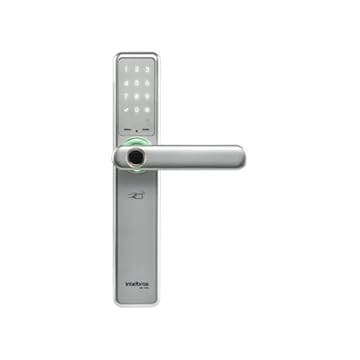 Fechadura Smart de Embutir Com Maçaneta Compatível com Alexa IFR 7000 Prata Intelbras