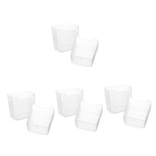 ULTECHNOVO Cajas De Almacenamiento para Refrigerador Organizador Translucido De Puerta Lateral Estantes para Cocina Y Despensa Diseño Vertical para 2 Piezas X 4