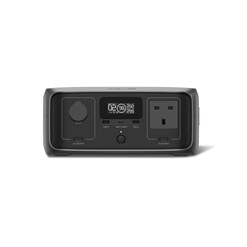 ECOFLOW Portable Power Station RIVER 3 (10 ms UPS), 245Wh LFP...