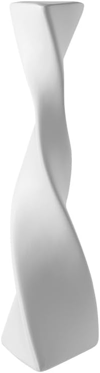 Jarrón de suelo para decoración, decoración moderna del hogar, florero blanco alto, jarrones decorativos de arcilla y cerámica para sala de estar,