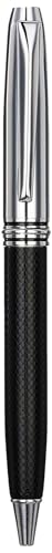 Image of amazon basics Elegant Ballpoint Pen with Classy Stainless Steel Body (Blue Ink)